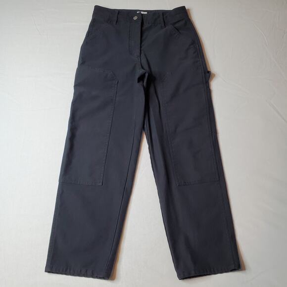 Aritzia Wilfred Free Women's Size 2 Brennan High Waist Utility Pants Black - Picture 4 of 9